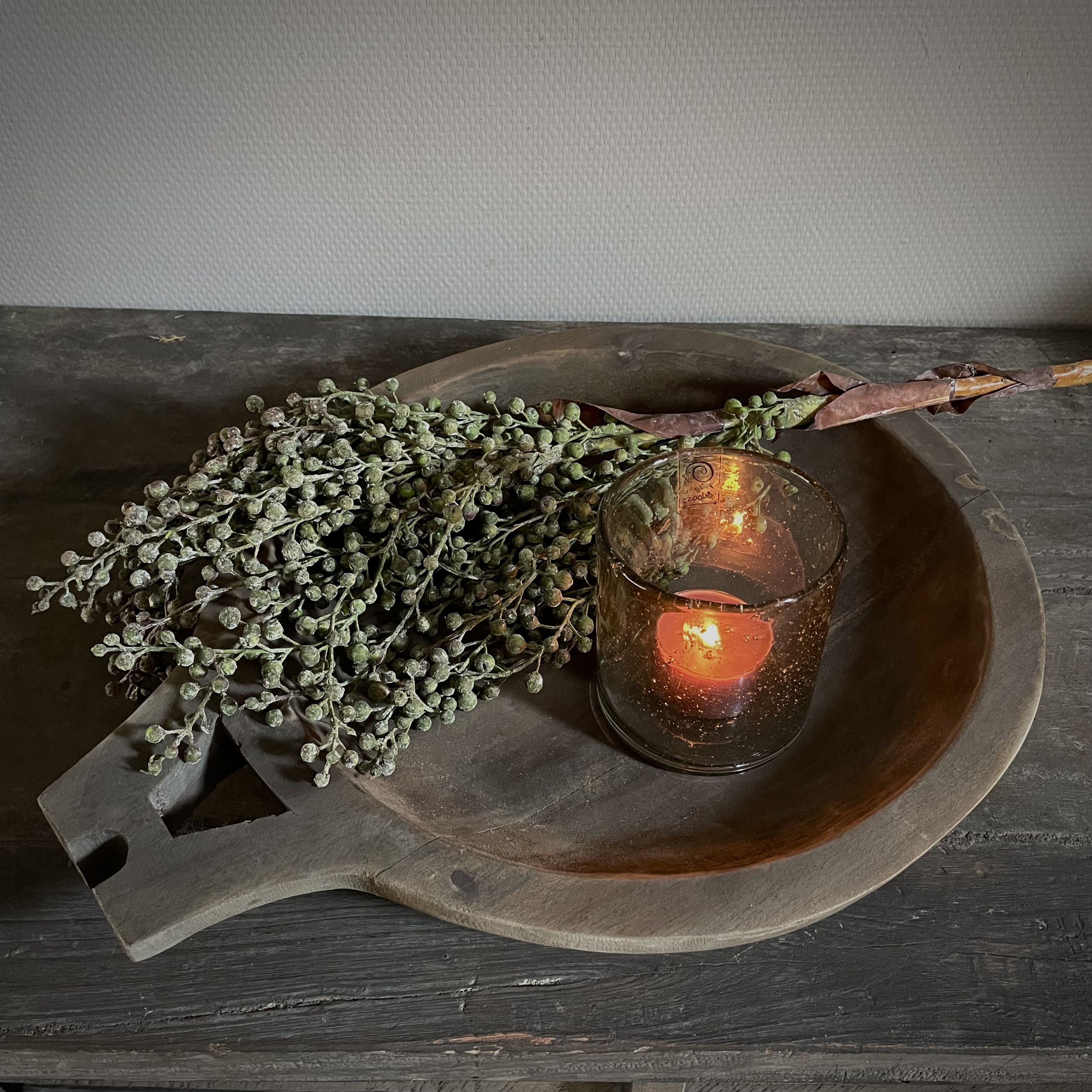 Dadeltak groen 'kunst' (L 60 cm)