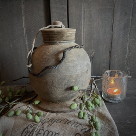 Oude Nepalese pot 136 (H 24 cm)
