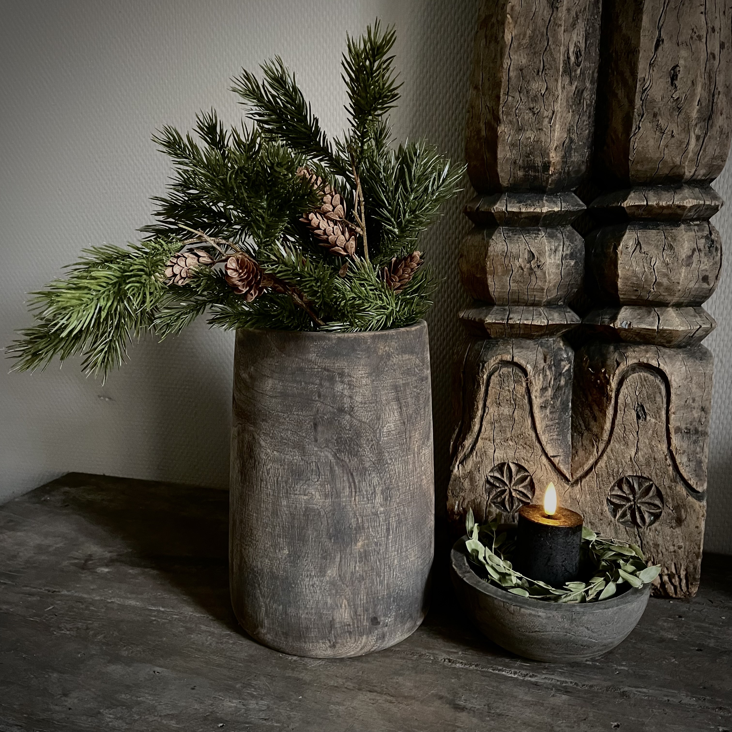 Pine branch 'kunst' (L 65 cm)