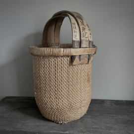 Authentieke Chinese plukmand XL  (H 65 cm)