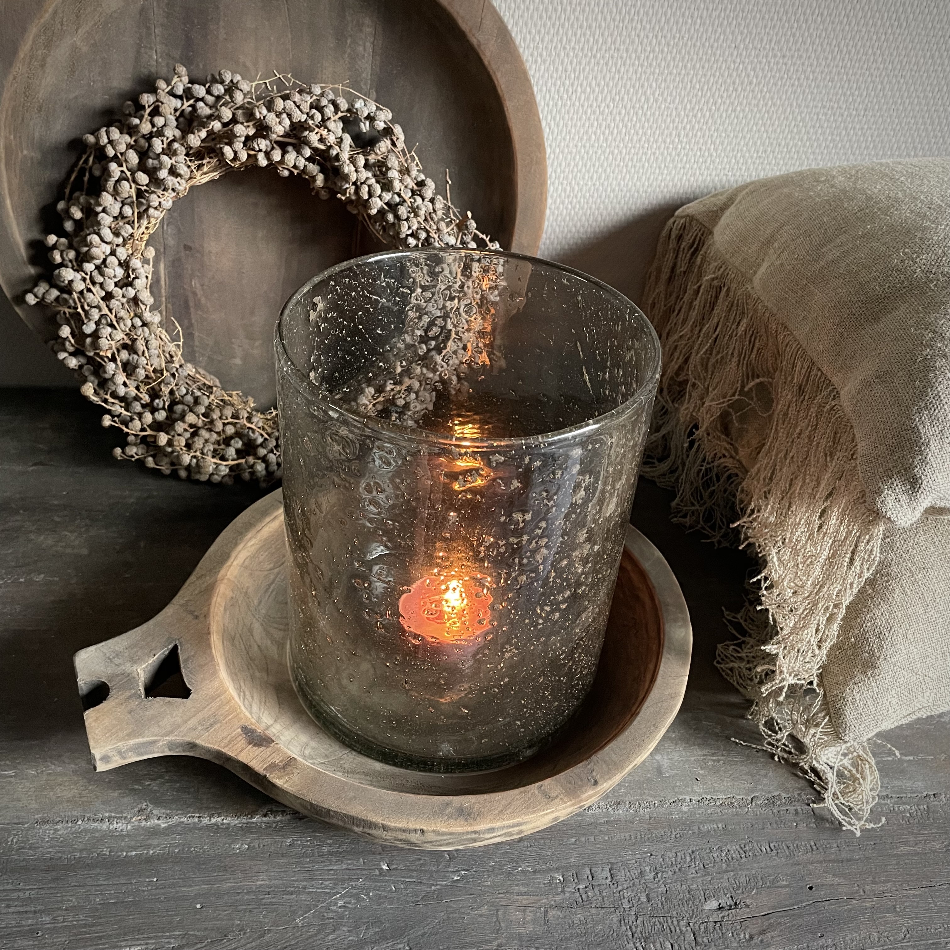 Windlicht "Bubble" XL