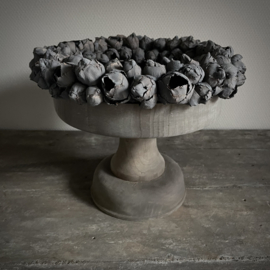 Krans Coco Fruit 'Dark grey'  (Ø 30 cm)