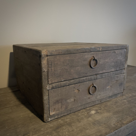 Ladebak/ console 'driftwood' (br. 35,5 cm.)