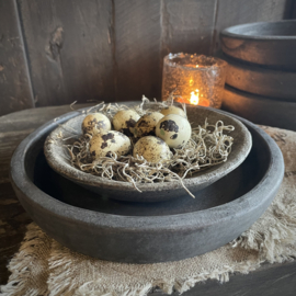 Aardewerken schaal  ( Dia 21,5 cm.)