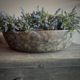 Robuuste houten schaal LUKSA ( Dia 48,5 cm)