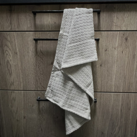 Set van 3 theedoeken 'beige' (100% katoen)