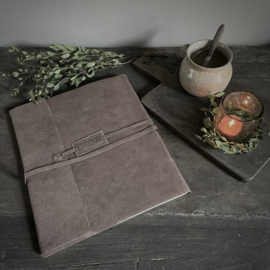 Hoffz notitieboek geruwd leer (Maat L)