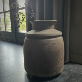 Authentieke houten Naga pot (H 46 cm)