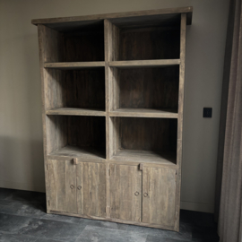 Open vakkenkast 'Driftwood' (200 cm hoog)