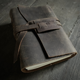 Lederen notitieboek