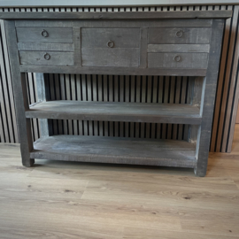 Sidetable 'Driftwood' 5 lades (120 cm breed)