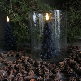 Kerstboom LED kaars met 3D vlam M ( H 17 cm)