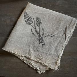 Shabby linnen  'Muscari' (45x45 cm)