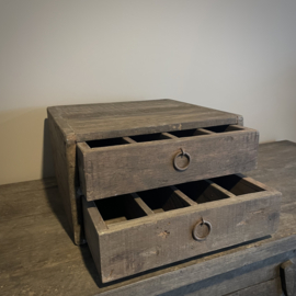 Ladebak/ console 'driftwood' (br. 35,5 cm.)