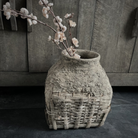 Authentieke Chinese vis leemmand x (40 cm hoog)