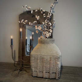 Authentieke Chinese leemmand k (42 cm hoog)