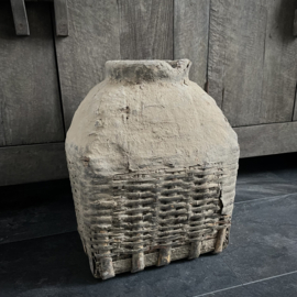 Authentieke Chinese vis leemmand f (42 cm hoog)