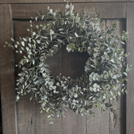 Kunst krans eucalyptus  (Ø 38 cm)
