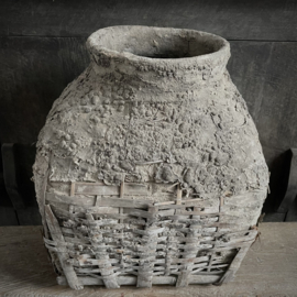 Authentieke Chinese vis leemmand x (40 cm hoog)