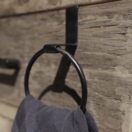 Handdoeken ring 'metaal'