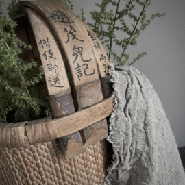 Authentieke Chinese plukmand XL  (H 65 cm)