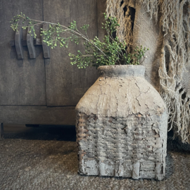 Authentieke Chinese leemmand n (40 cm hoog)