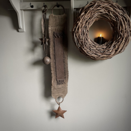 Kalkdoek hanger 'bruin' (L 110 cm)
