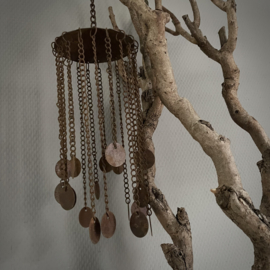 Chinees hoedje met ketting en muntjes (M)