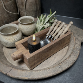 Houten bakje (L 25 cm)