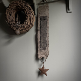 Kalkdoek hanger 'naturel' (L 110 cm)