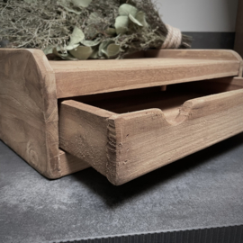 Plateau met lade  (Br 46 cm)