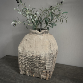 Authentieke Chinese vis leemmand f (42 cm hoog)