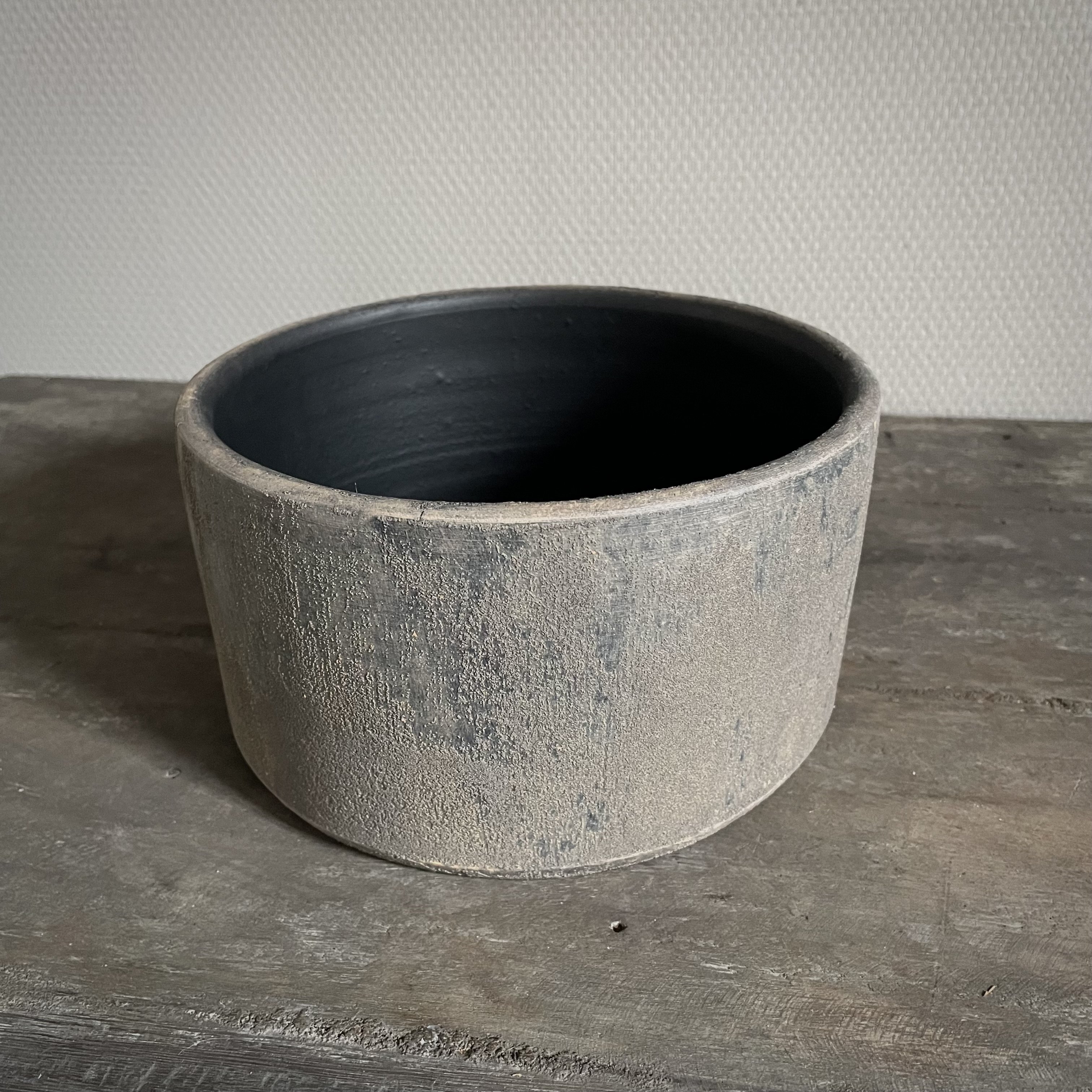 Aardewerken bowl (H 11 cm)