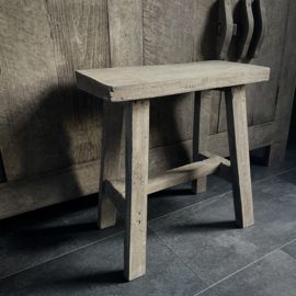 Houten kruk van driftwood (Br 46 cm)