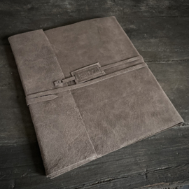 Hoffz notitieboek geruwd leer (Maat L)
