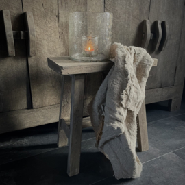 Houten kruk van driftwood (Br 46 cm)