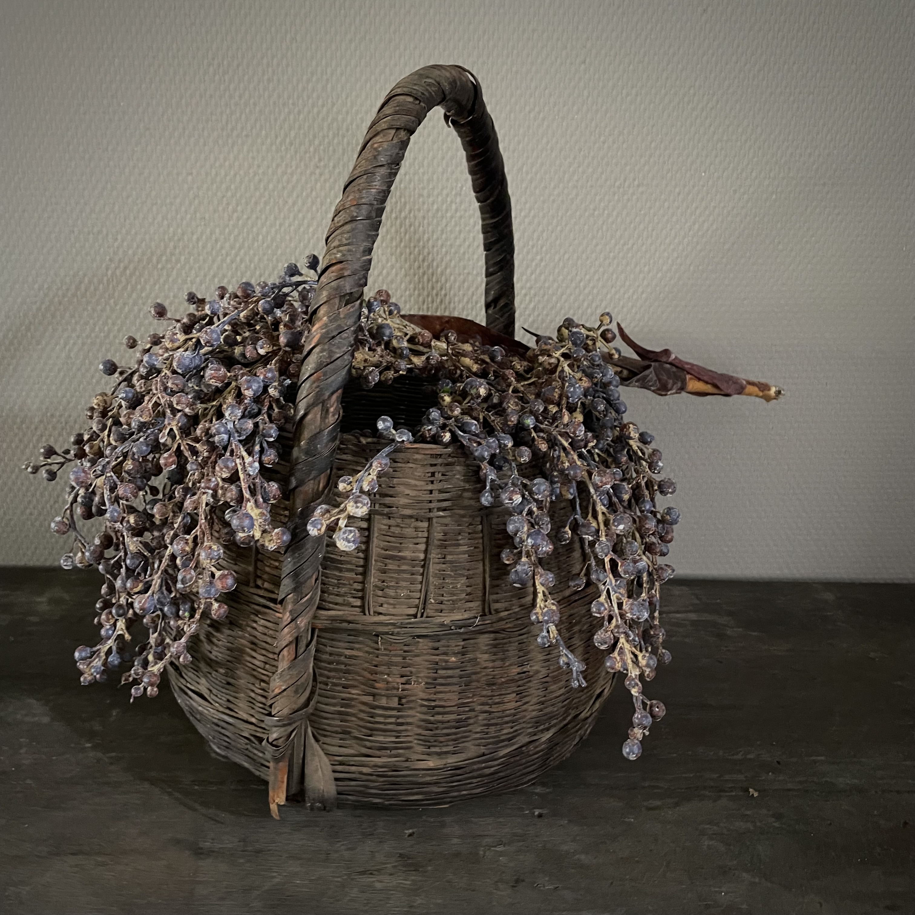Dadeltak bruin 'kunst' (L 60 cm)