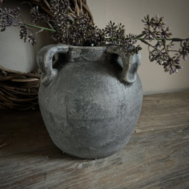 Aardewerken pot  (H 19,5 cm.)