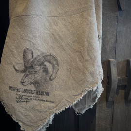 Shabby linnen  'Ram' (45x45 cm)