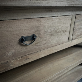 Houten dressoir met 2 lades (120  breed)