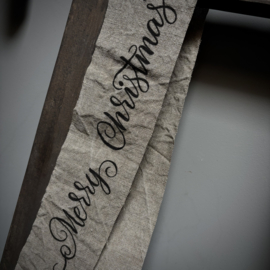 Shabby lint 'Merry Christmas (L 95 cm.)