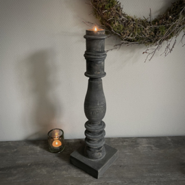 Massief houten kandelaar (50 cm.)