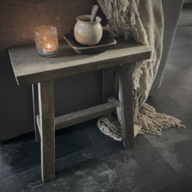Houten kruk van driftwood (Br 46 cm)