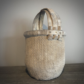 Authentieke Chinese plukmand XL  (H 63 cm)