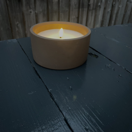 Outdoor LED kaars in pot 'M' ( Dia 10 cm)