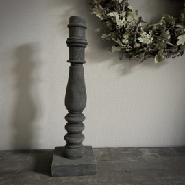 Massief houten kandelaar (50 cm.)
