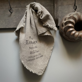 Shabby linnen  'Earl Grey' (45x45 cm)