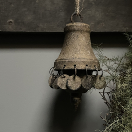 Metalen klos 'muntjes' (H 15 cm)