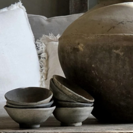 Authentiek Chinees aardewerken schaaltje (Dia 11 cm.)