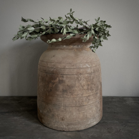 Oude Nepalese pot  NR130 (H 32 cm)